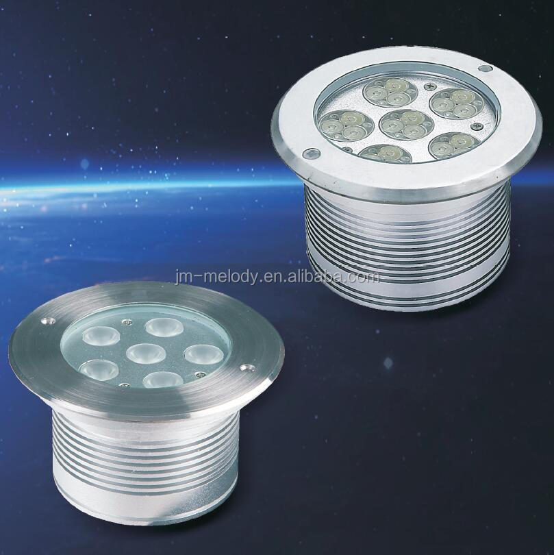 6X3 Вт 18X1 Вт 18 Вт LED Inground устойчивый цвет RGB LED круглый светодиодный подземный лампа под землей света 316 нержавеющая сталь