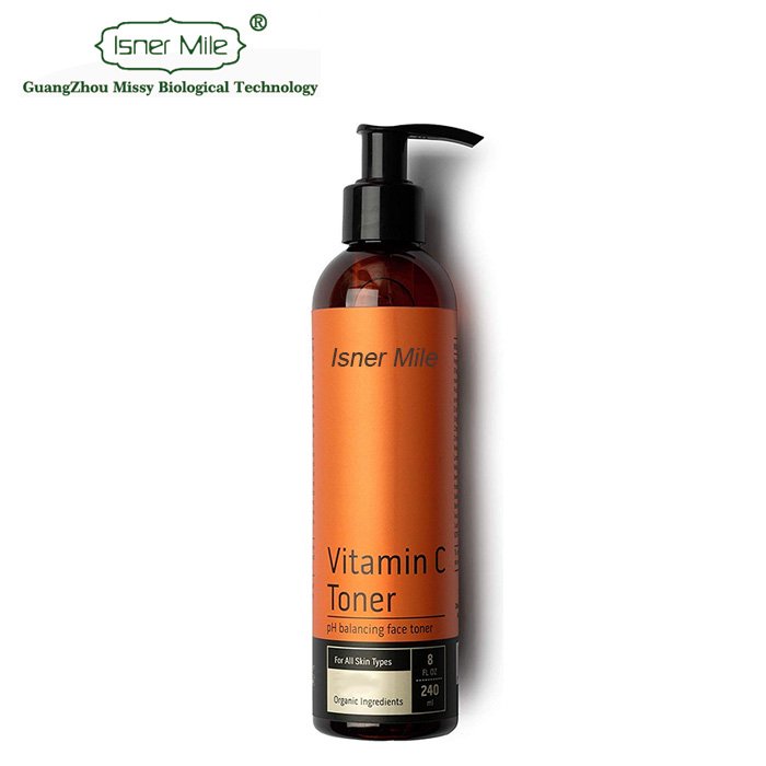 OEM ODM Private label Natural Vitamin C Face Toner Hydrating Firming PH Balancing Daily Skin Care Facial Toner