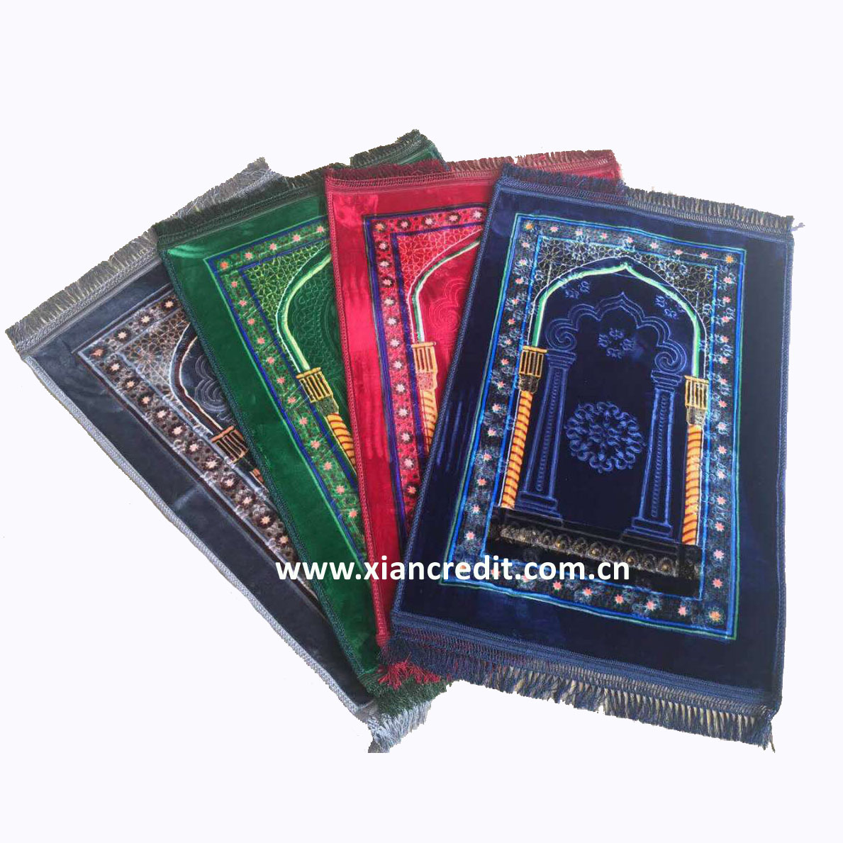 sajadah 80 * 120厘米坐垫祈祷垫祈祷毯伊斯兰教祈祷垫柔软,厚实