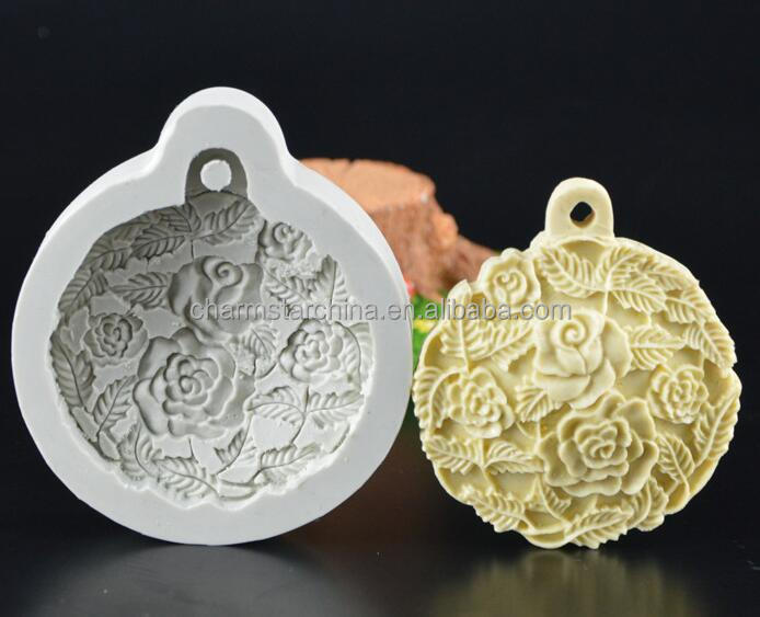 Silicone Soap Mold Flower Pattern Rectangular Handmade Soap Making DIY Mould J/&S