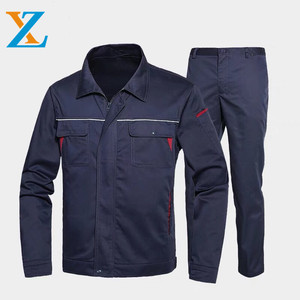 Custom high quality professional factory welding work suit mechanic worker uniform