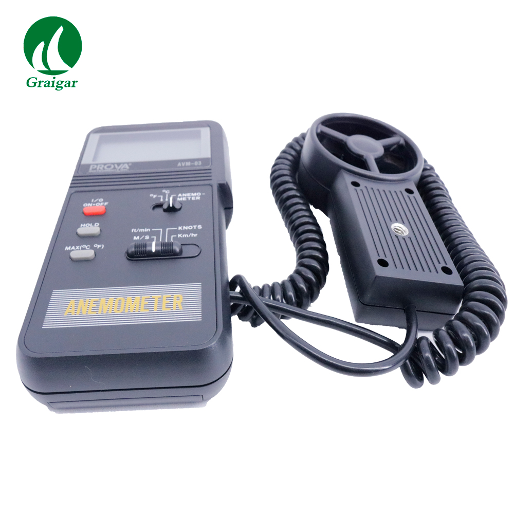 美品  provo  anemmeter  AVM-03 風量、風力測定器 PROVA AVM-03 Anemometre (Hız + Sıcaklık) | www.elcelektromarket.com