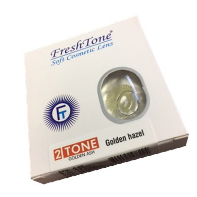 FreshTone Золотой Hazel Плано контактные линзы