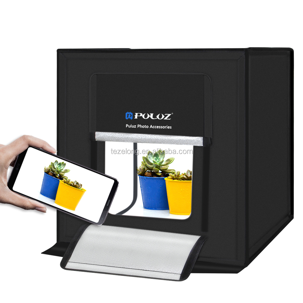 ★美品★PULUZ★撮影ボックス BOX★フォトスタジオ★40cm★LED照明★ Amazon | PULUZ 撮影ボックス 40cm折りたたみ式撮影ブース 物