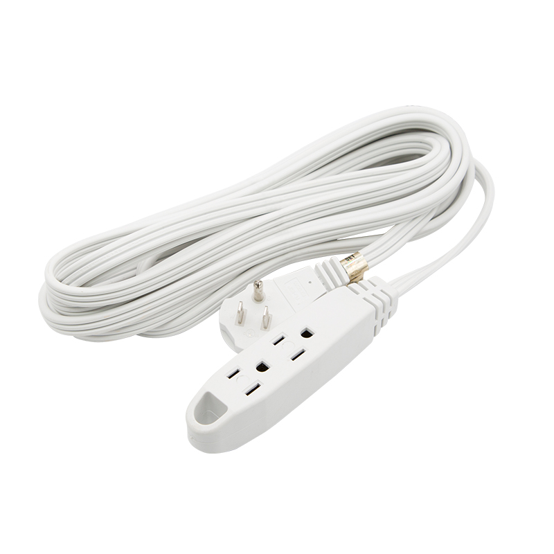 NEMA 5-15R 5-15P ETL 25ft Premium 16AWG AC Power Extension Cable Cord Black