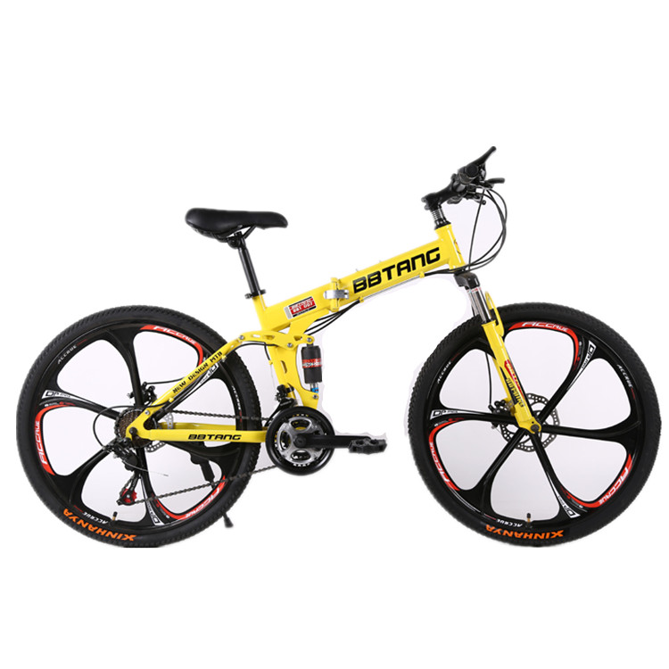 GT自転車 マウンテンバイク 26インチ 折りたたみ全サスペンション