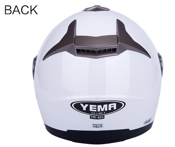 DOT Approved YEMA YM-623 Motorcycle Helmet - Flip-up Style