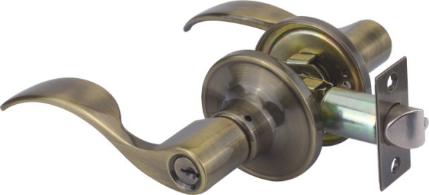 zhongshan factory zinc alloy entrance tubular handle lever door lock