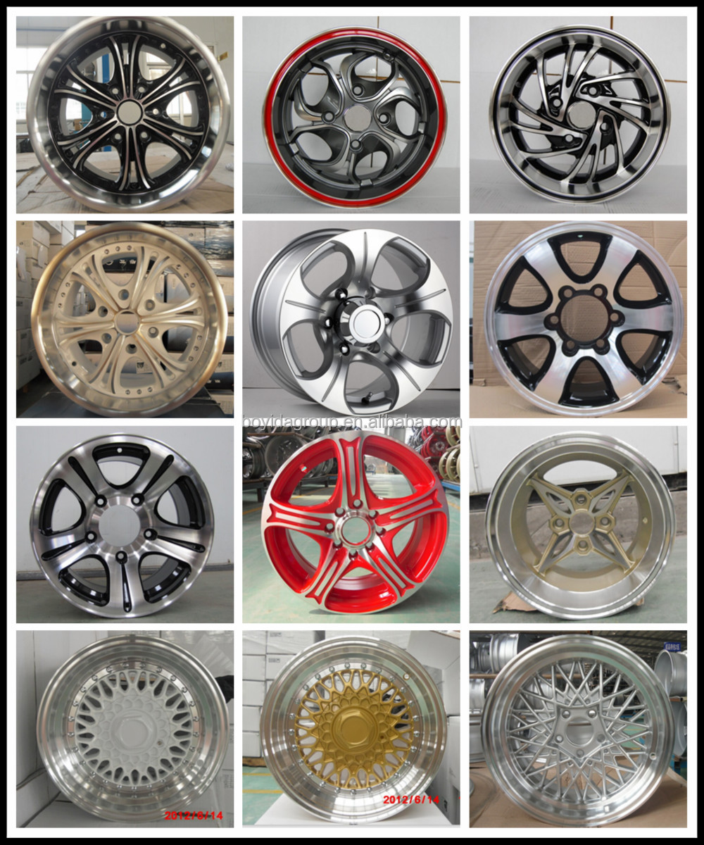 18英寸蓝色合金轮辋出售, 5x120 汽车轮毂在中国制造的不同种类.