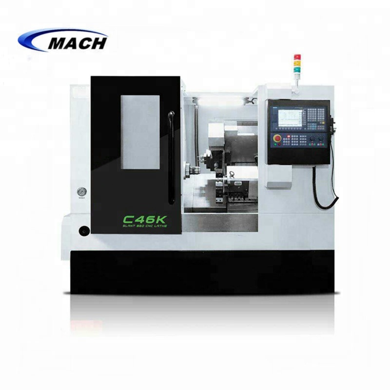 C46K наклонная кровать CNC токарный станок для продажи
