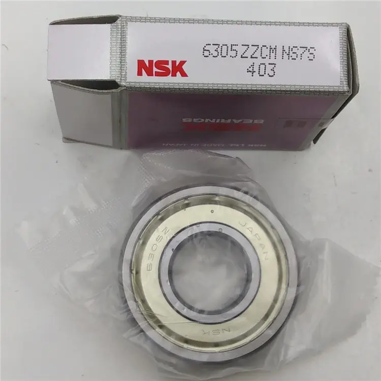 6305-DDUCM NSK Rubber Sealed Radial Ball Bearing 6305-2RS