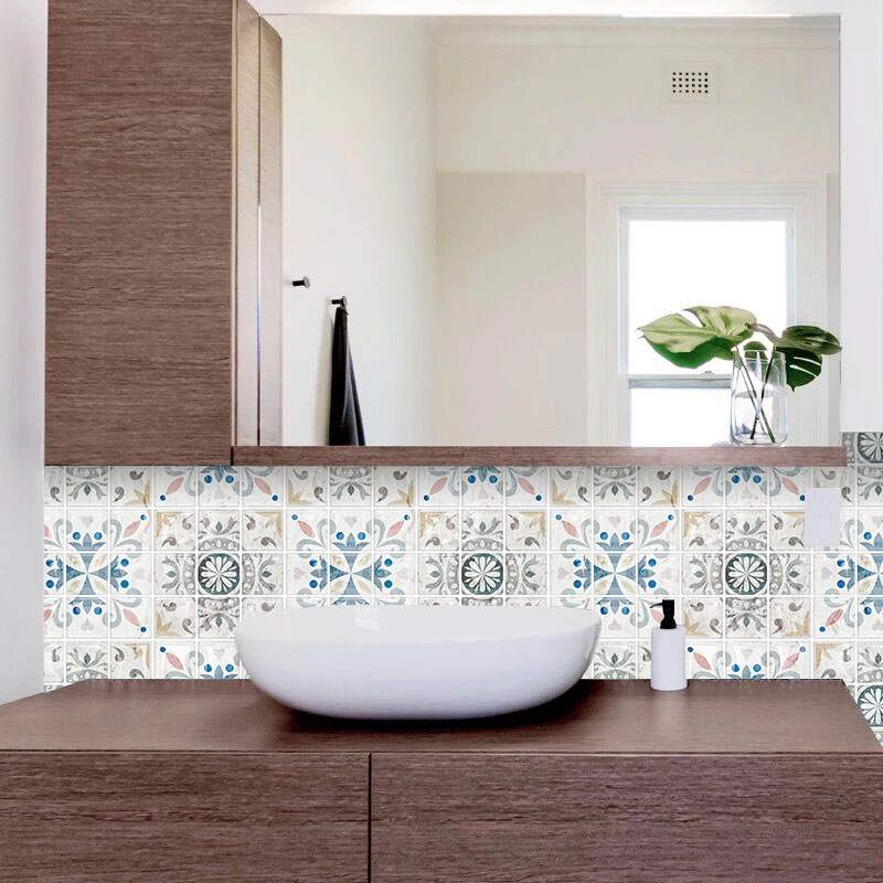 The new upgrade 3D Gel Mosaic Effect Self-Adhesive Splashback Tile Sticky Wall Tile Sticker for Kitchen/Bathroom