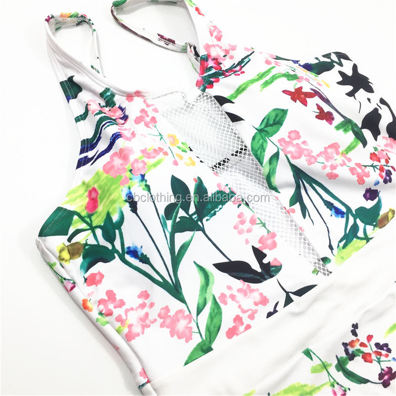 Sexy Wholesale Floral printed girl oem bikini swimwear