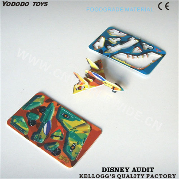 Пищевой 3D пластиковые головоломки карты, объемные автомобиль игрушка-головоломка