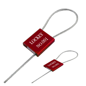 Galvanized Wire Cable Lock Out Car Seal Lockout with Aluminum Alloy Metal Seals