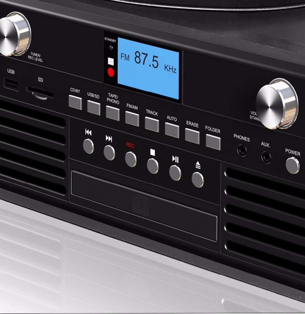 新设计黑胶唱片播放器转盘唱机cd录音机出售 - buy vinyl record