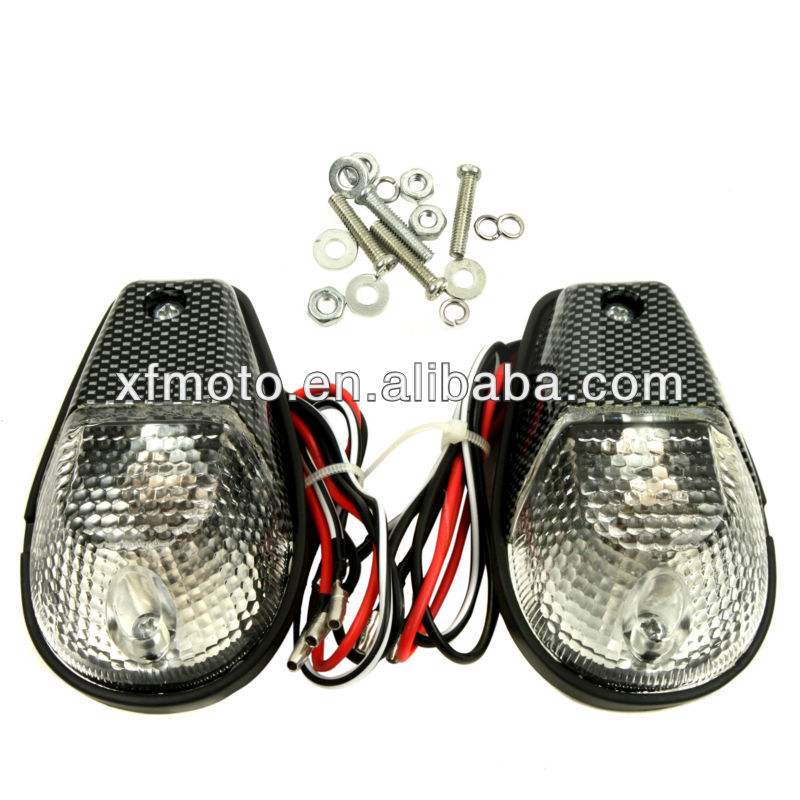 Motorcycle E-Marked Euro Clear 10 LED Taillight Running Brake Stop Tail Lamp Hot