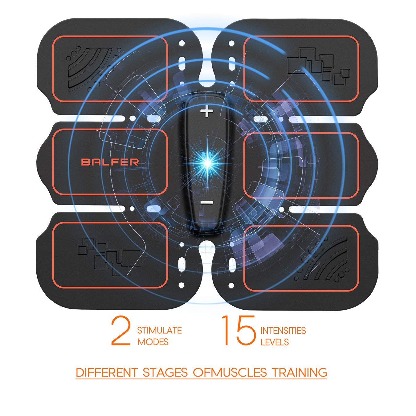 Factory Directly Sale Abs Stimulator Abdominal Trainer Ab Muscle Toning & Arm/leg Toner Belts Electric Abs Machine