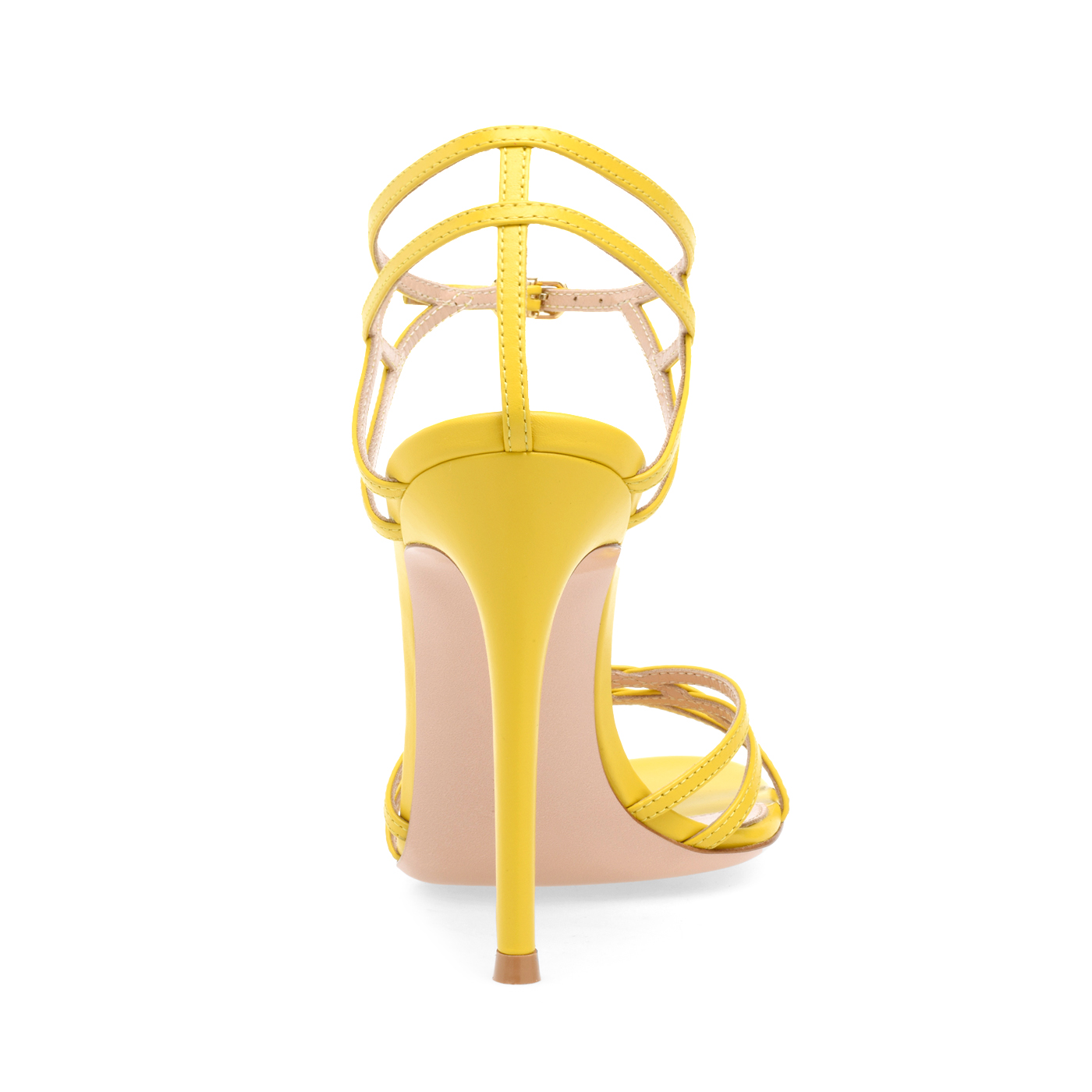 YELLO NEO BLACK HIGH HEEL SANDALS イエローM yellow-neon-black-platform-