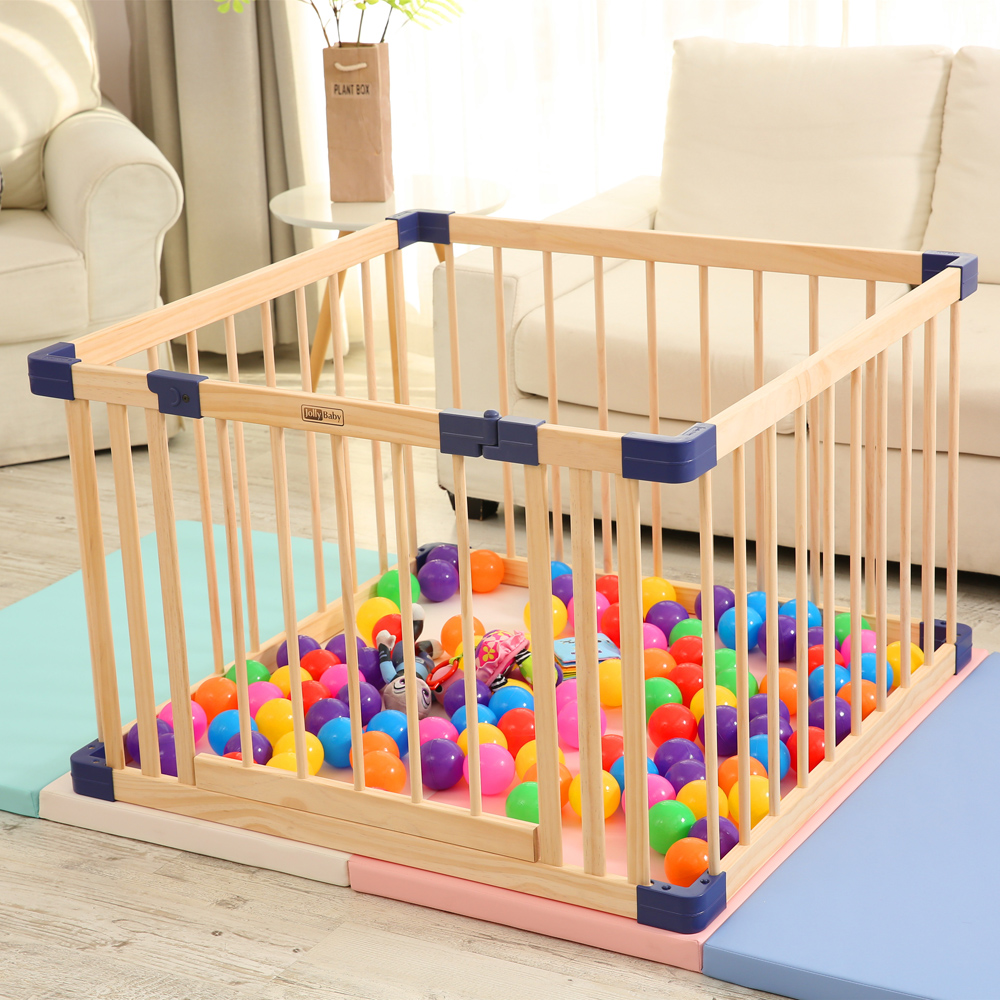 jollybaby wooden playpen