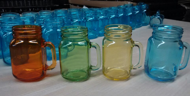 HOT SALE wholesale glass candy jar storage glass jar with metal lid mason jar for food