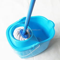 HQ2330 PP recycled mop wringer bucket with cotton mop long handle