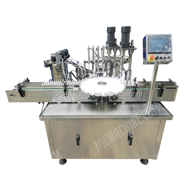 Высокоскоростная автоматическая машина для розлива жидкости для электронной сигареты 40bpm с CE MIC L40 без погрешности уровня жидкости