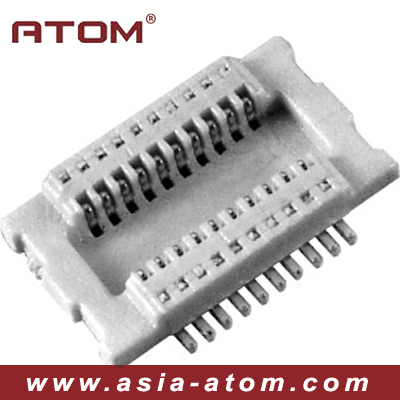 Соединитель платы-платы 0,5 мм, шаг 2*5 контактов типа SMT с матовой высотой 2,5 мм