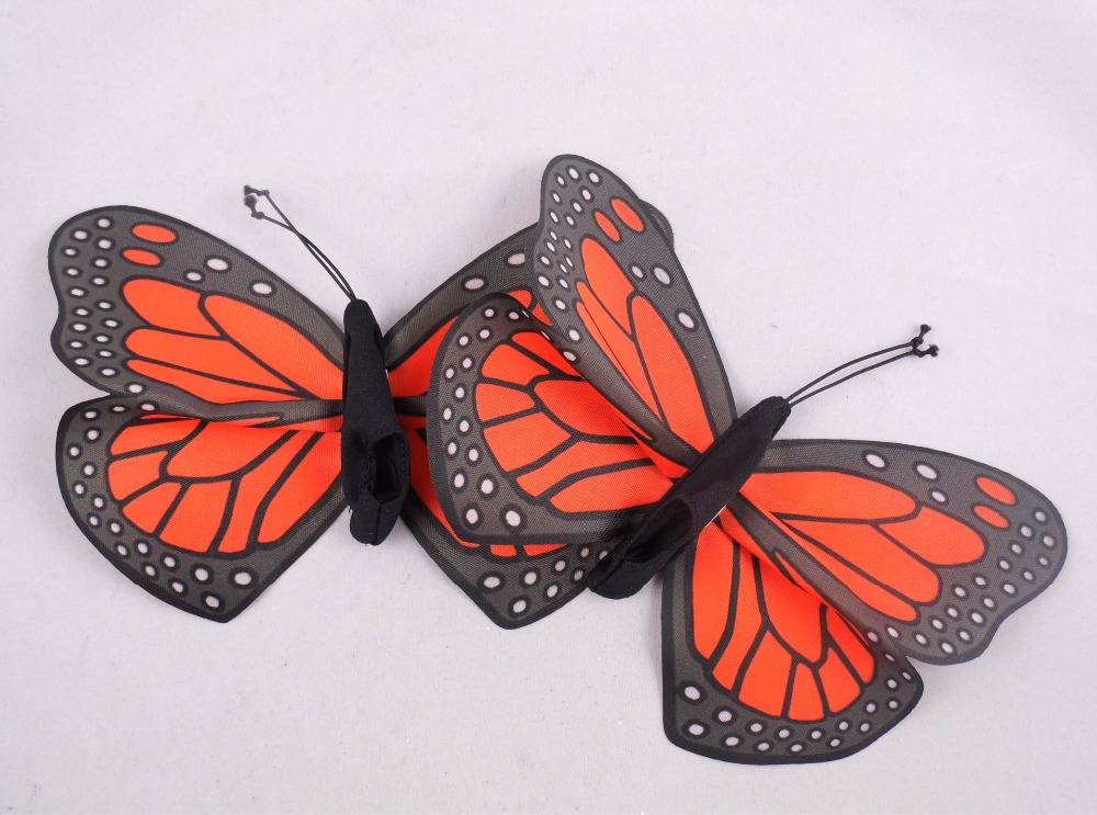 Имитация бабочки плюшевая игрушка пальчиковая кукла на заказ плюшевая игрушка