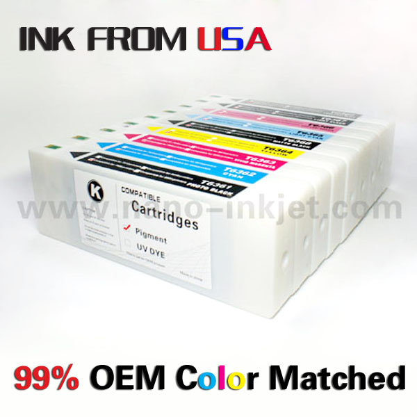 WF Cartridge T636B Compatible for Epson Stylus 7700 9700 7900 9900 Pigment Green