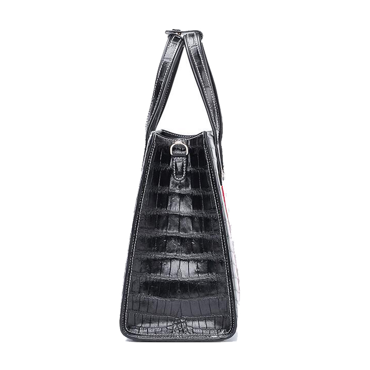 Customized design luxury stylish women genuine crocodile leather skin tote bag handbag