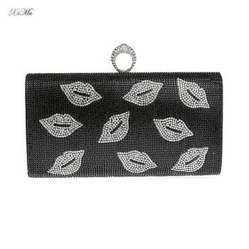 3D Fox Shape Women Animal Evening Bags Bridal Crystal Clutch Purses and Handbags
