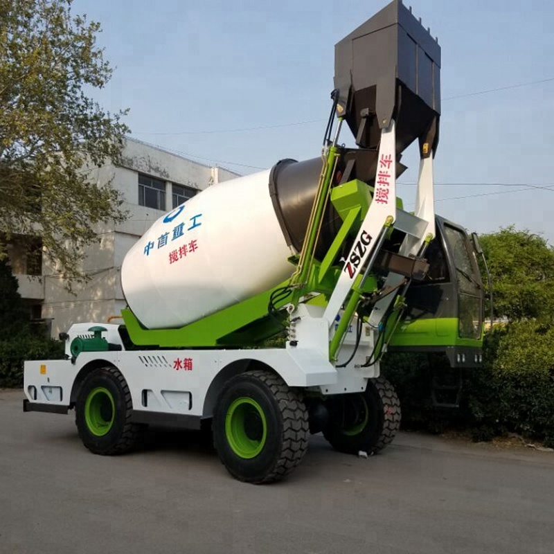 ZSZG 4 кубических автоматическая подача Бетономешалка