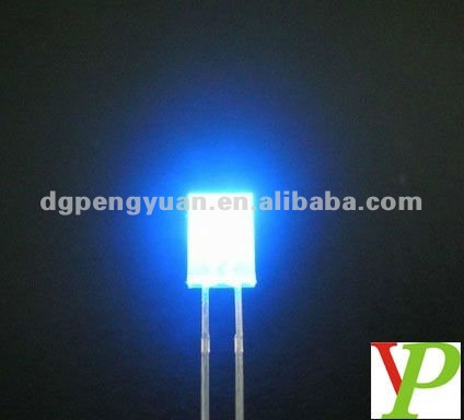 1000pcs 2x5x7mm Blue Diffused Led Rectangle Rectangular Light LED Lamp Bulb New