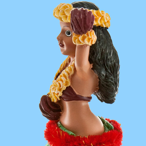 fat hula girl dashboard