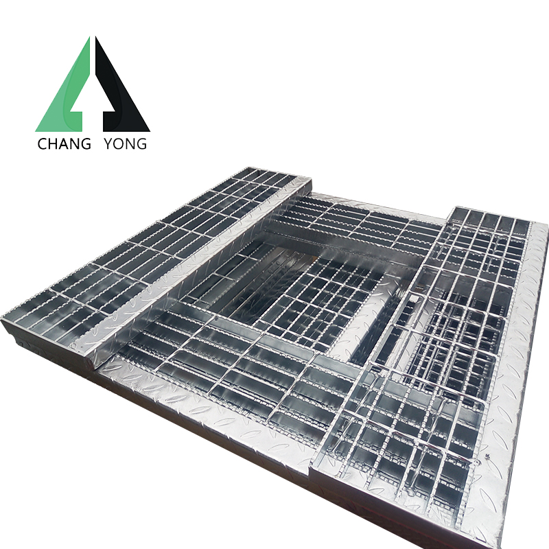 checkered plate for anti slip hot  dip galvanized stair steel plate treads