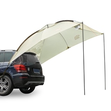 Car canopy family trailer outdoor shed for beach camping SUV 3-4 persons sunshade SUV roof top tent