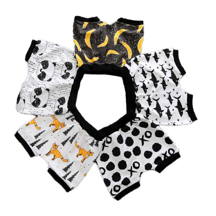 Летние детские шорты из одинаковой ткани с рисунком животных, детские шаровары из ПП для мальчиков и девочек, короткие брюки