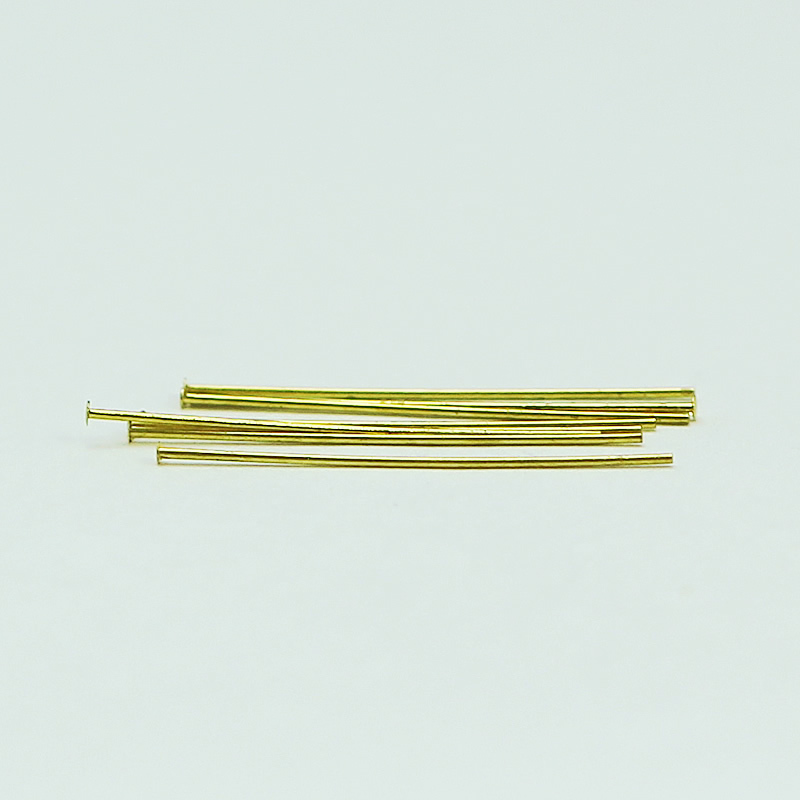 珠宝制作平头直销珠宝首饰发现批发 id 12927 beadsnice 镀金黄铜针