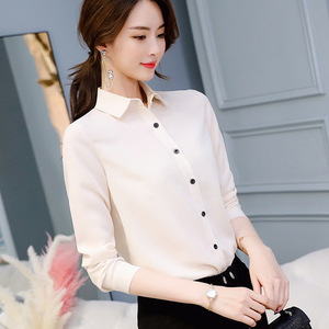 black formal chiffon blouses