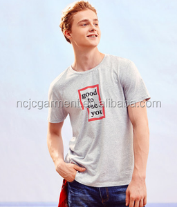 Most Popular products O collar short sleeve t-shirt,OEM printed fitness t-shirt for Man