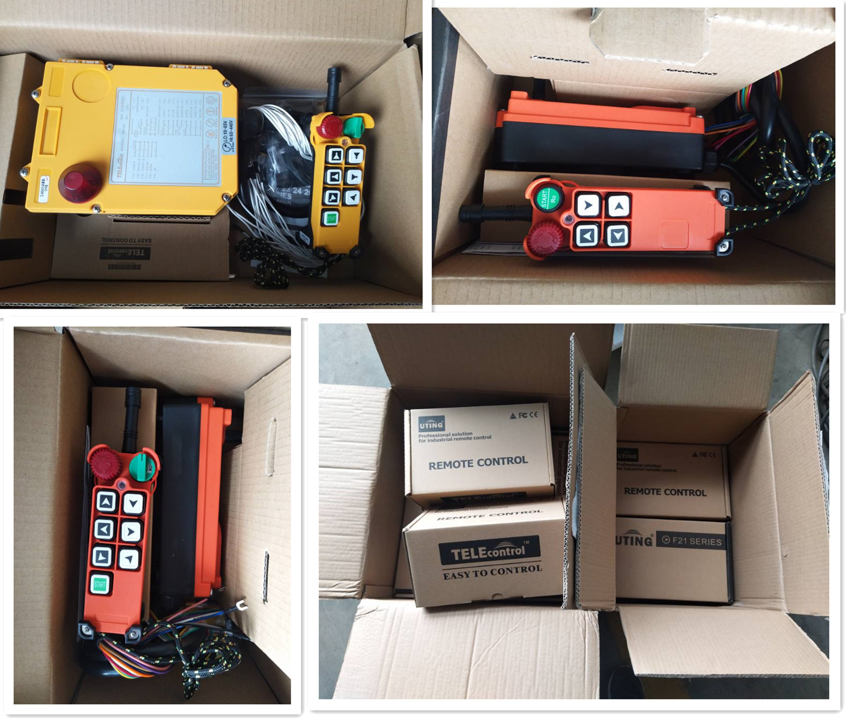 Industrial Crane Wireless Remote Control  F24-6D for Hoist Crane 1 Transmitter 1 Receiver