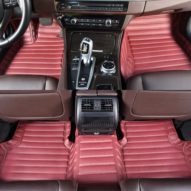 Universal Fit Classic Carpet Floor Mats for Car /& Auto Front /& Rear with Heelpad