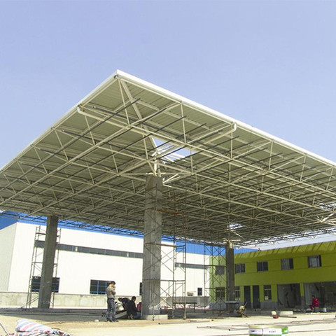 00/square meters钢空间框架桁架天篷加油站200.0 square meters(min.