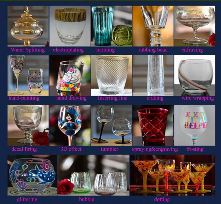 Hot Sale Elegant Stemware Glass Round Wine Glasses Brandy Glass With Stem