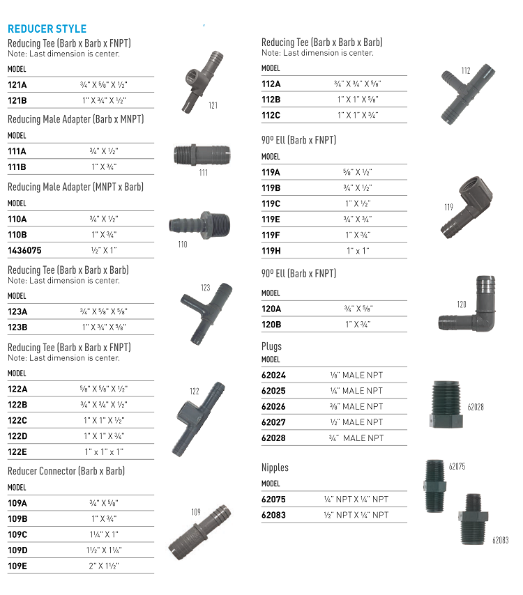 HAMBER-140129 6mm x 1/4 bsp brass fitting