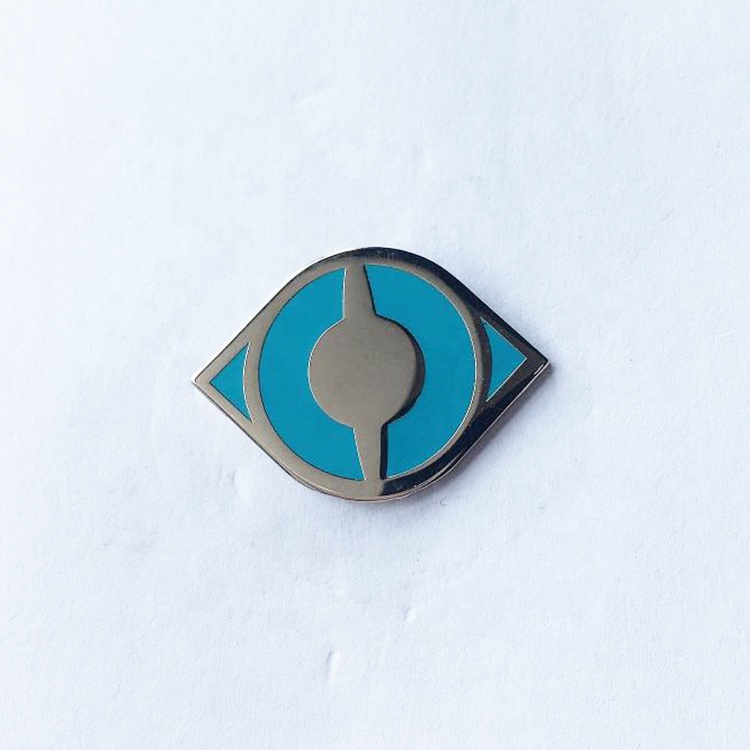 Модные эмалированные металлические значки на заказ, Сделайте свою собственную жесткую эмалированную брошь от сглаза