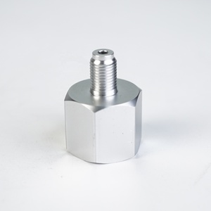 Co2 Adapter for Mini Gas Regulator Home brew Beer Corny Kegging Female TR 21*4 to Male 3/8-24UNF