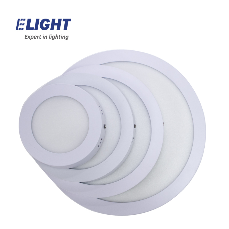 Factory price 6w 12w 18w 24w ceiling surface mounted round led panel light