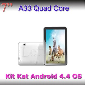 Trade Assurance $155000 Cheap 7inch android 4.4 tablet pc competitive promotion price with A33 Quad core cpu tablet 4G